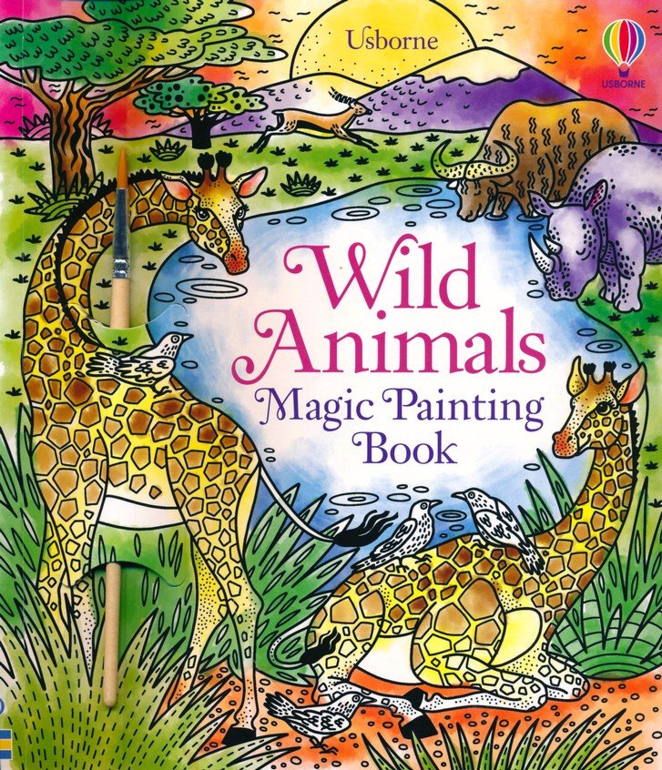 Wild Animals Magic Painting Book