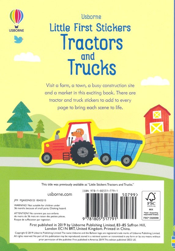 Little First Stickers Tractors and Trucks