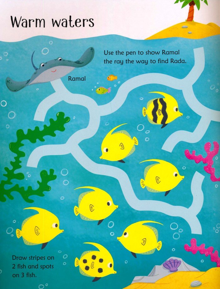 Wipe-Clean Under the Sea Activities