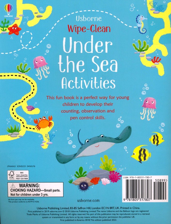 Wipe-Clean Under the Sea Activities