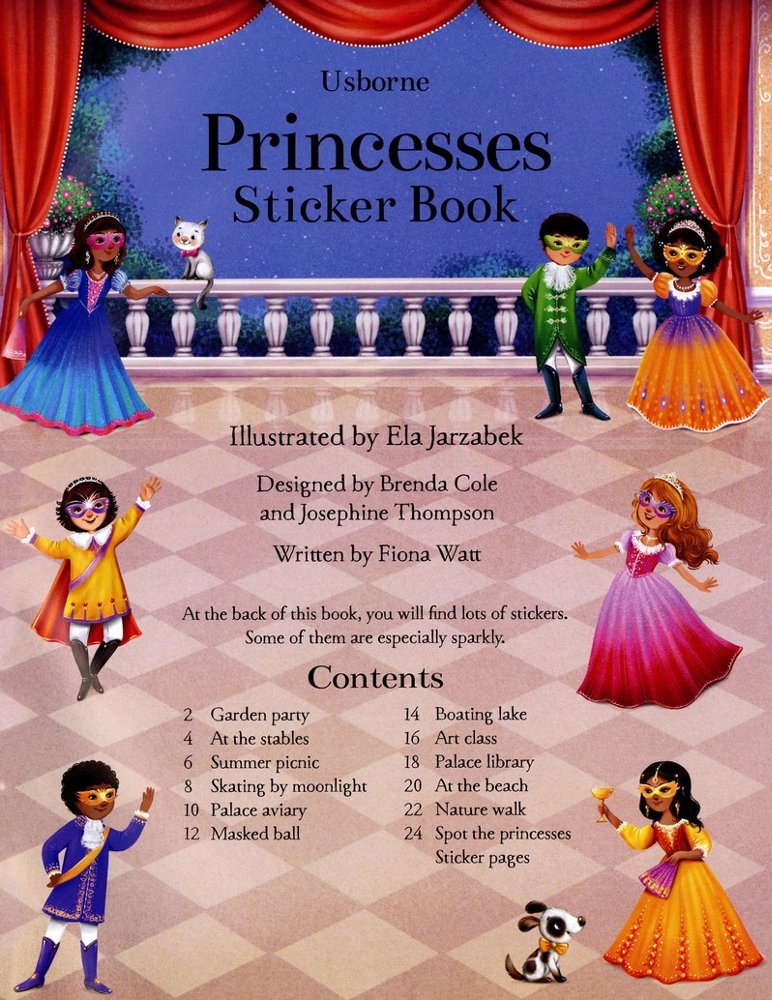 Princesses Sticker Book