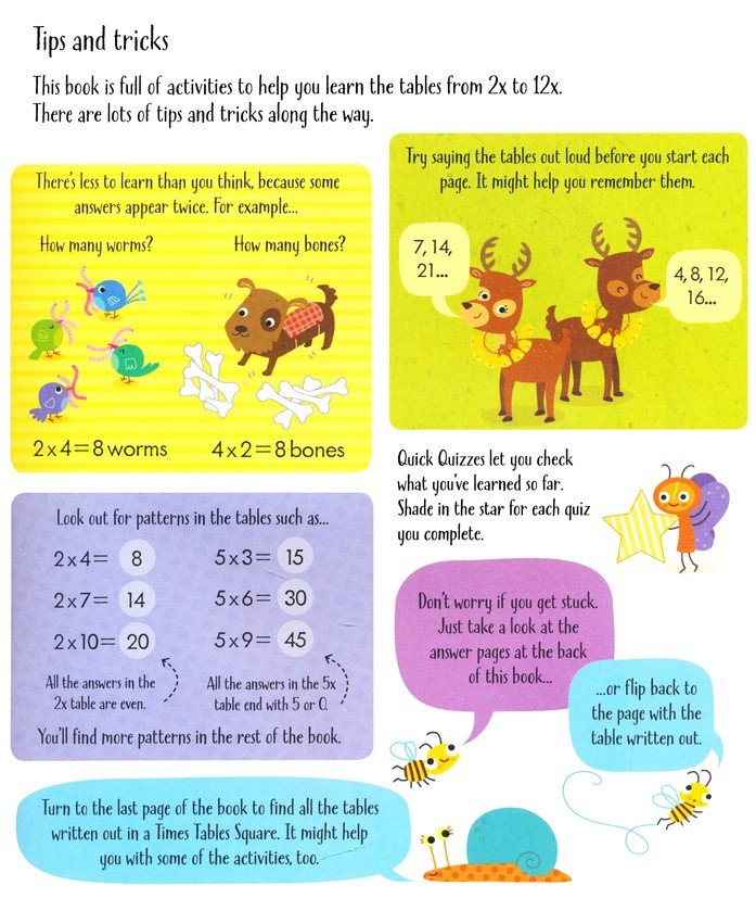 Times Tables Activity Book