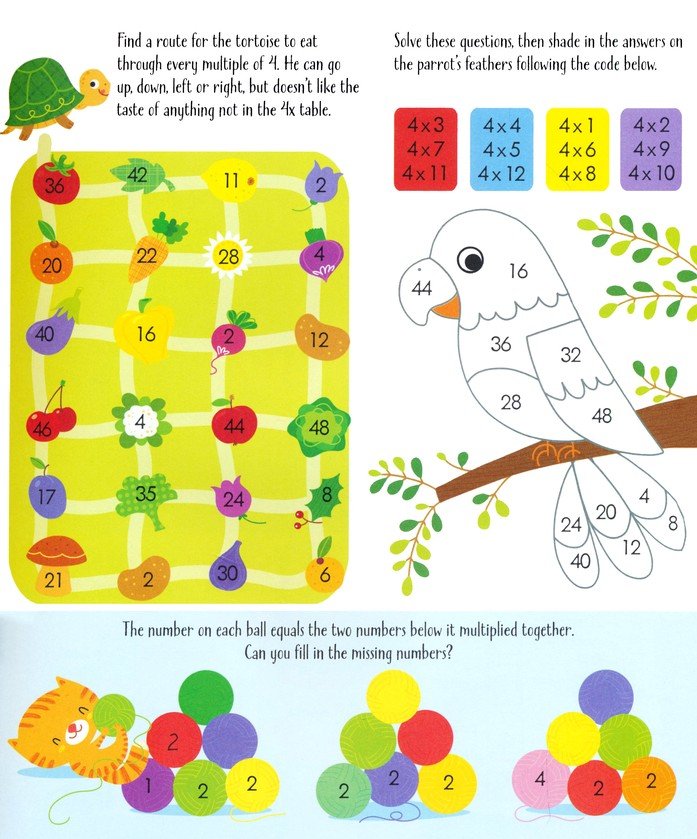 Times Tables Activity Book