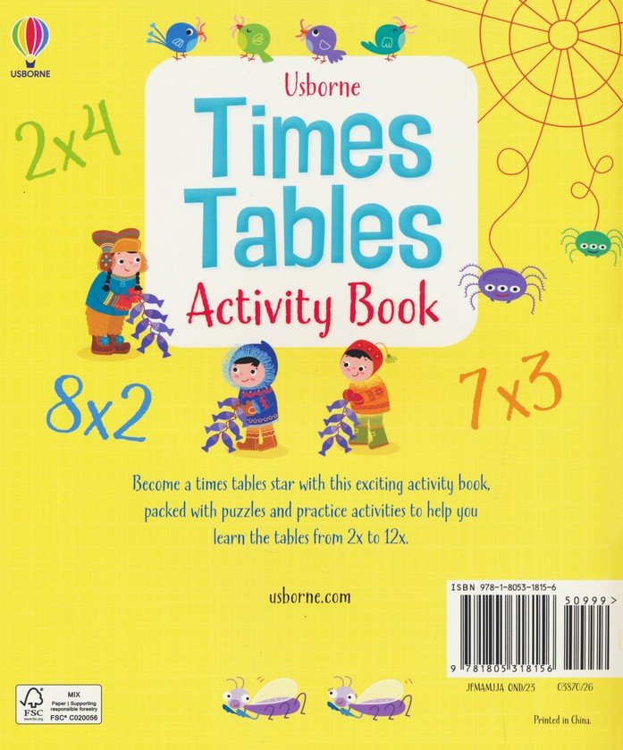 Times Tables Activity Book