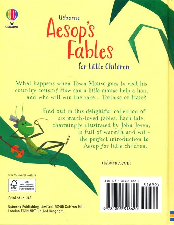 Aesop's Fables for Little Children