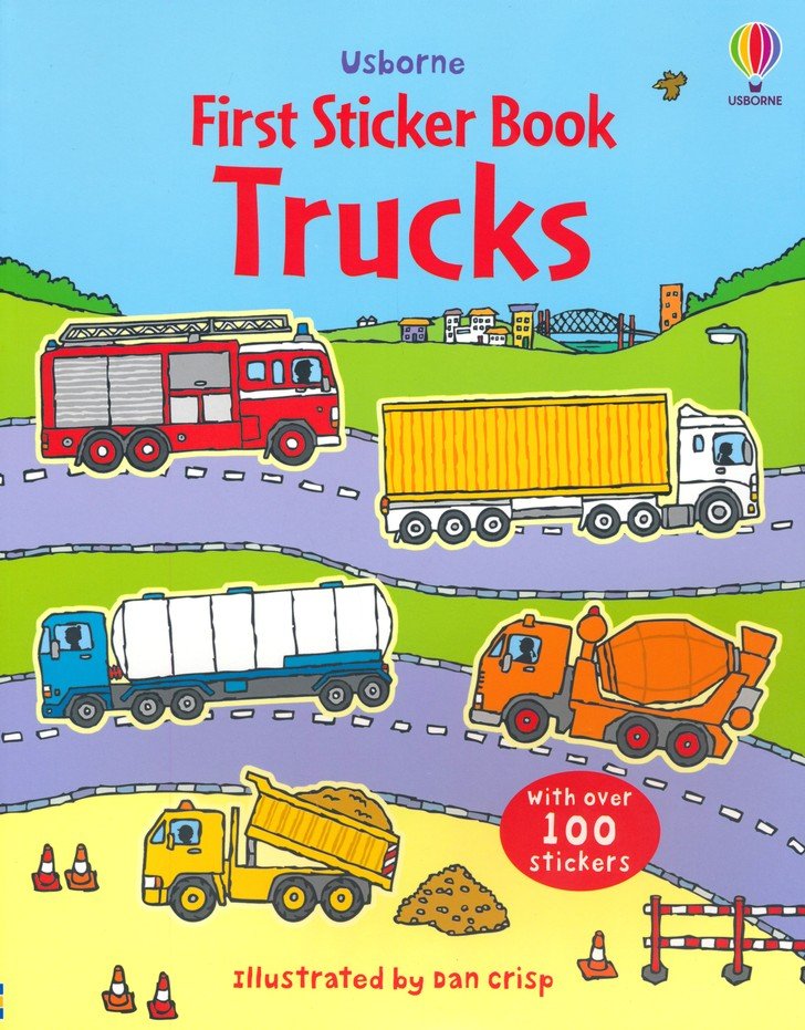 First Sticker Book Trucks