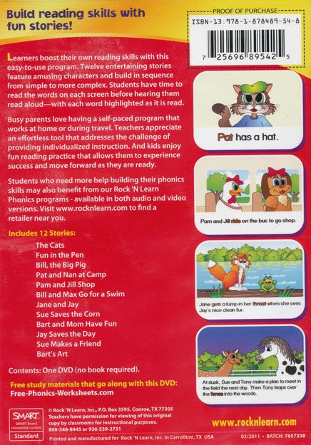 Phonics Easy Readers on DVD