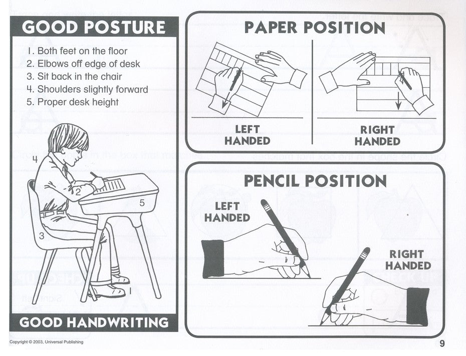 Original Handwriting: My Letter Book (Book B, Grades K-1)