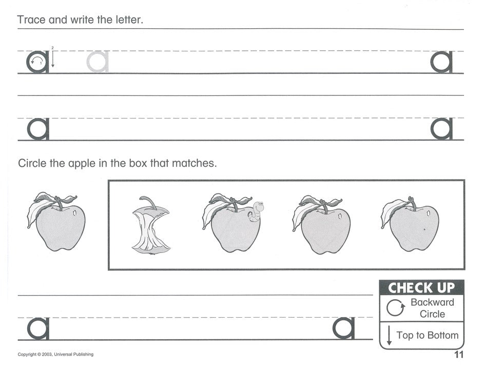 Original Handwriting: My Letter Book (Book B, Grades K-1)