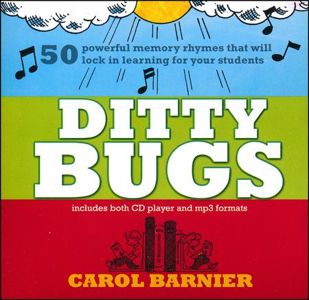 Ditty Bugs CD: 50 Powerful Memory Rhymes that Will Lock in Learning for your Students