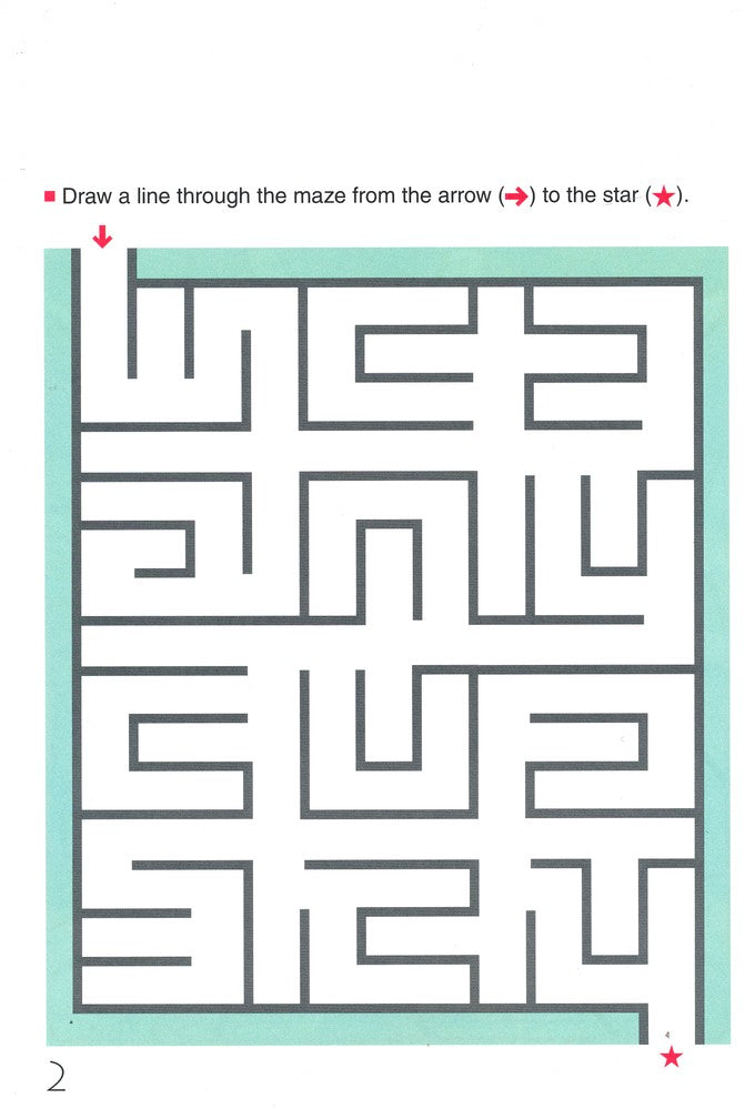 Kumon My Book of Mazes: Around the World, Ages 5-7