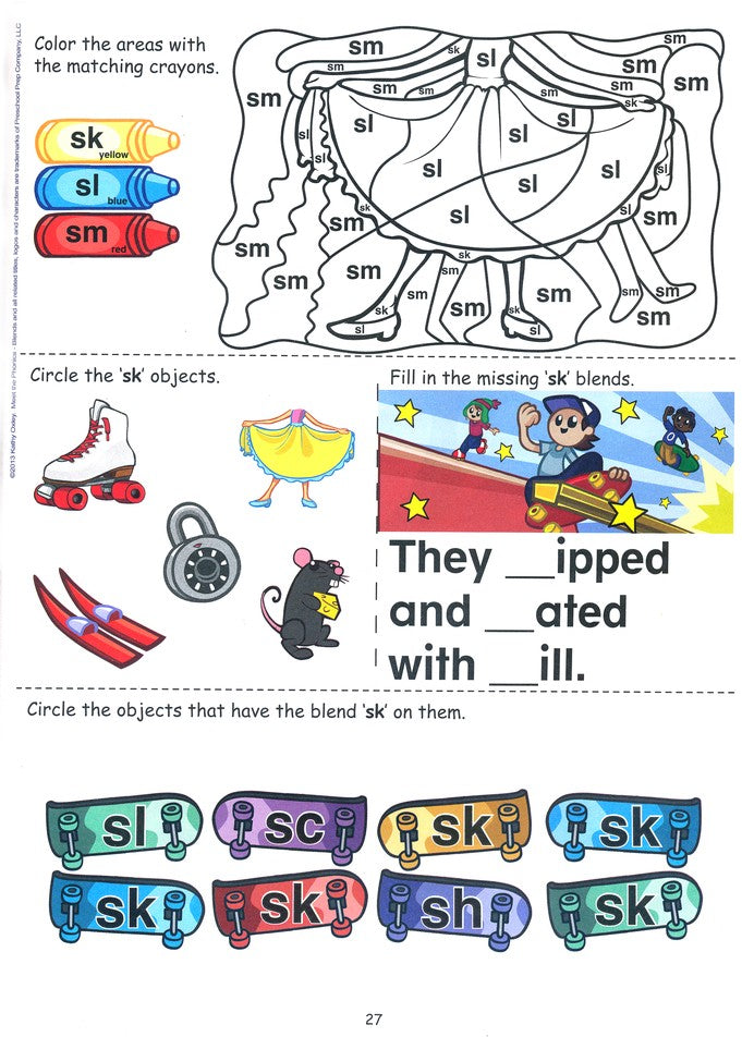 Meet the Phonics: Blends Workbook