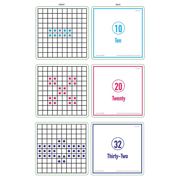 Sensational Math How Many? Activity Cards Set of 3 Levels