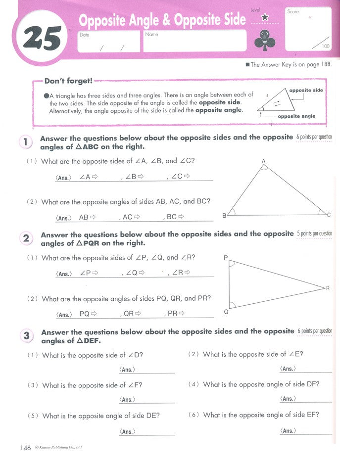 Intro to Geometry, Grades 6-8