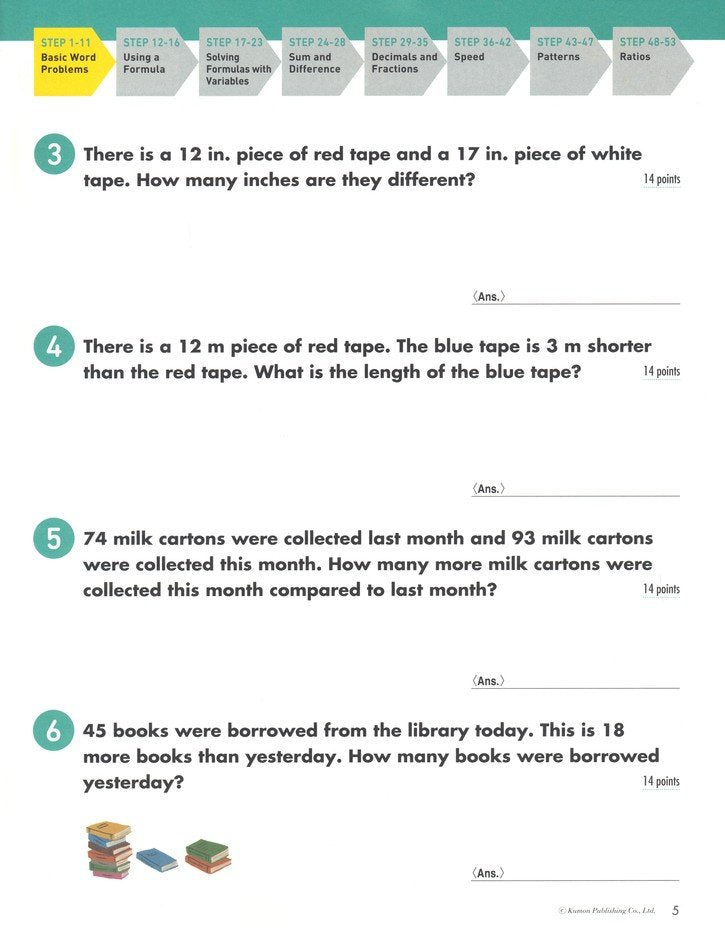 Math Boosters: Word Problems (Grades 3-6)