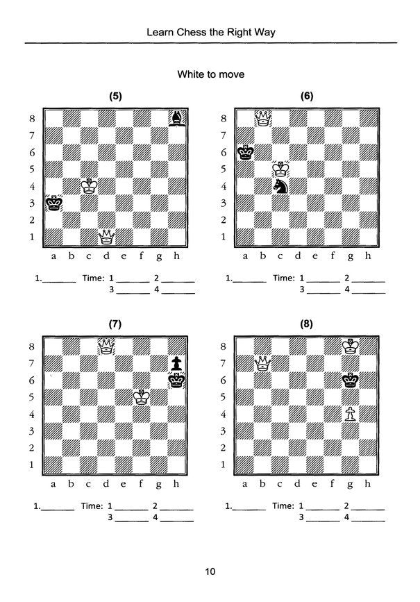 Learn Chess the Right Way: Book 1