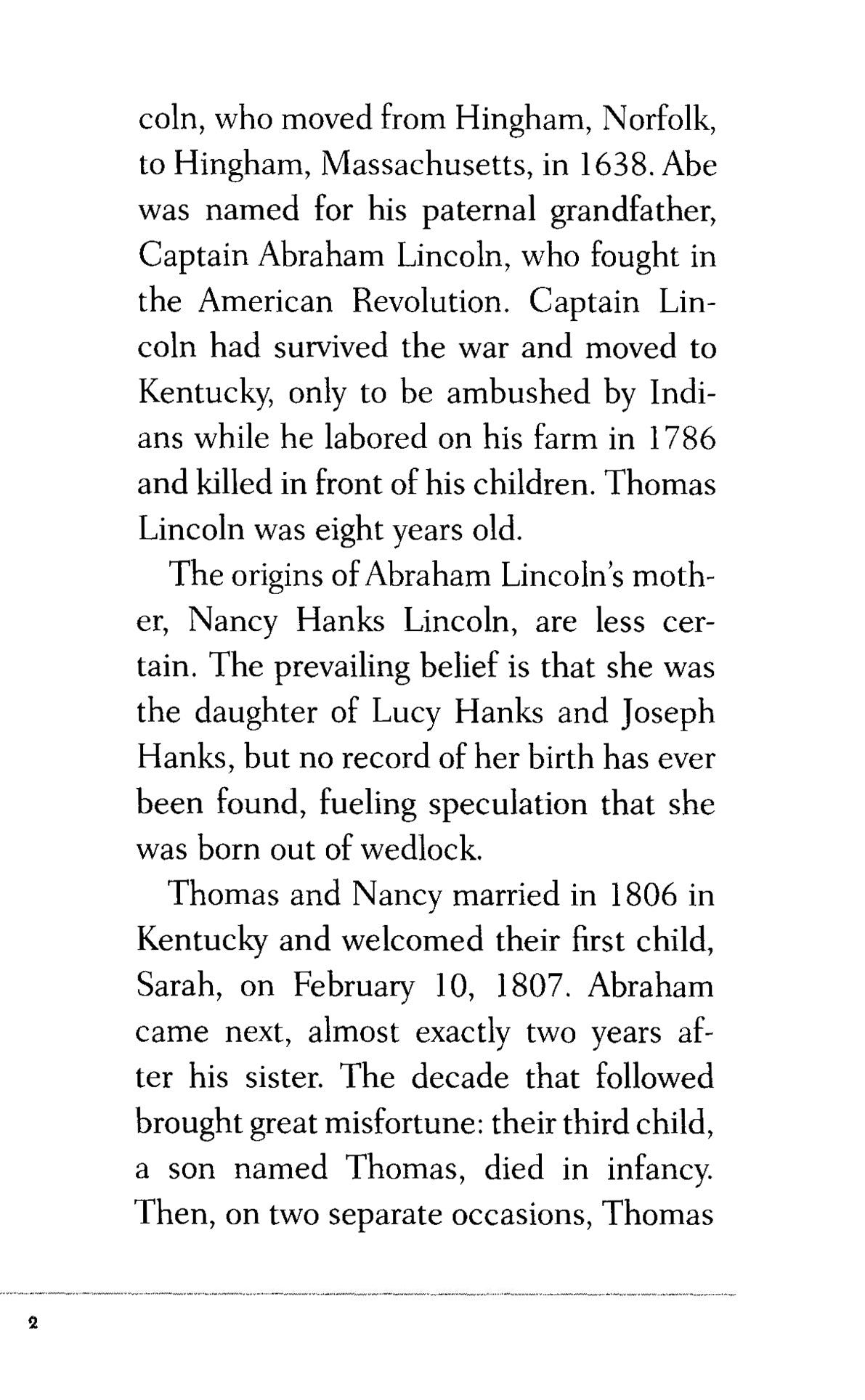 A Short Biography of Abraham Lincoln