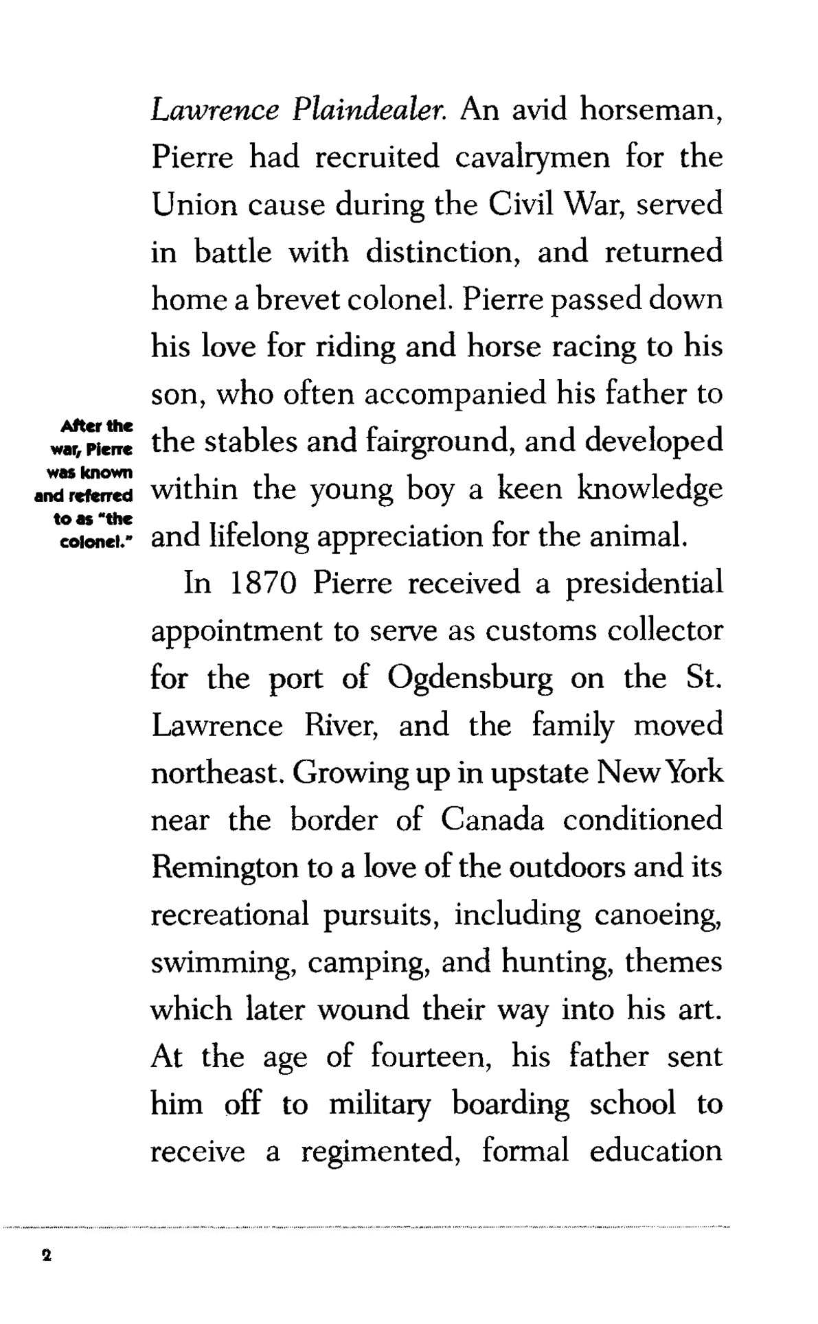 A Short Biography of Frederic Remington