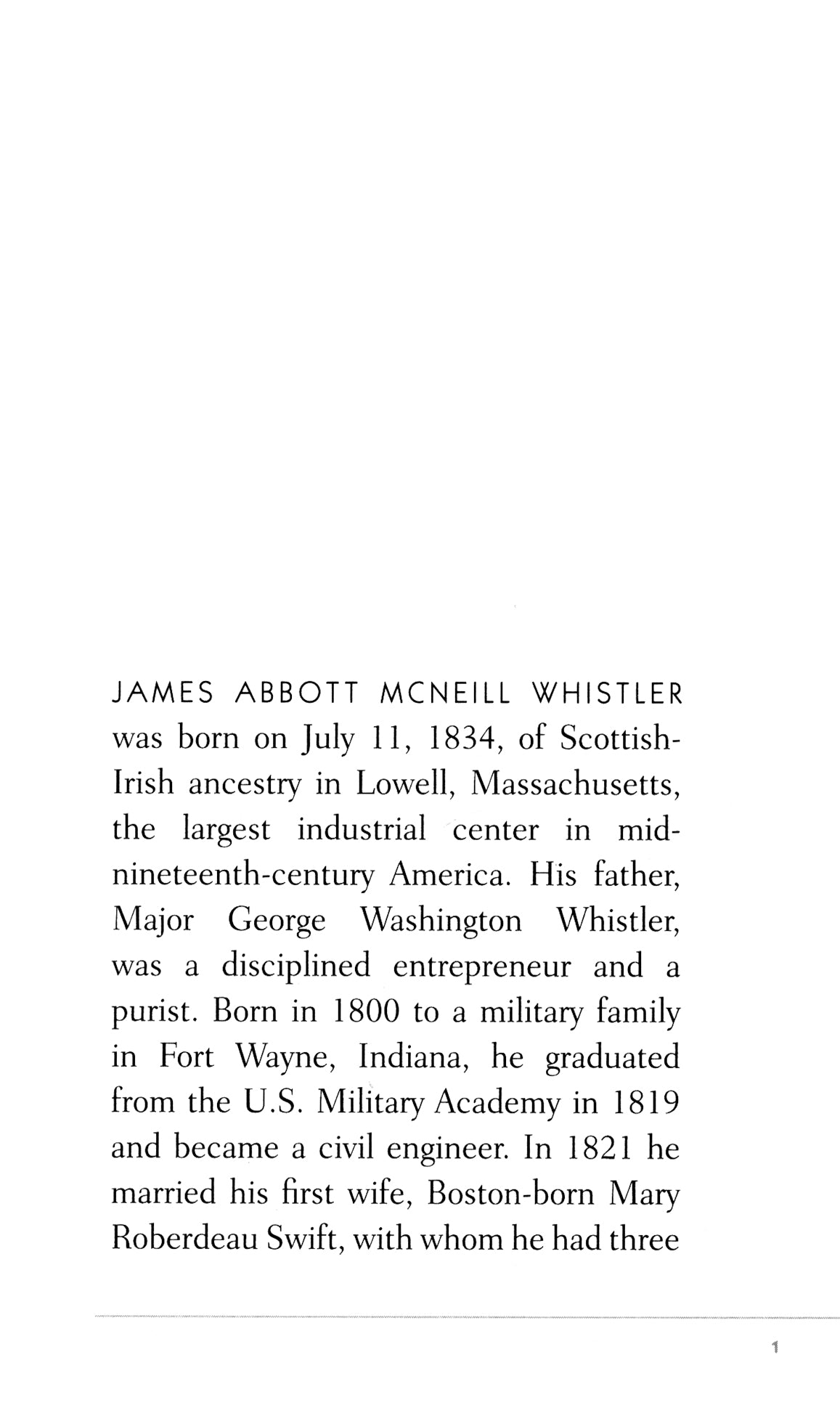 A Short Biography of James Abbott McNeill Whistler