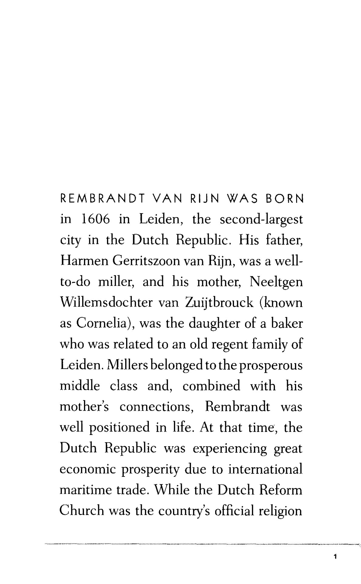 A Short Biography of Rembrandt van Rijn