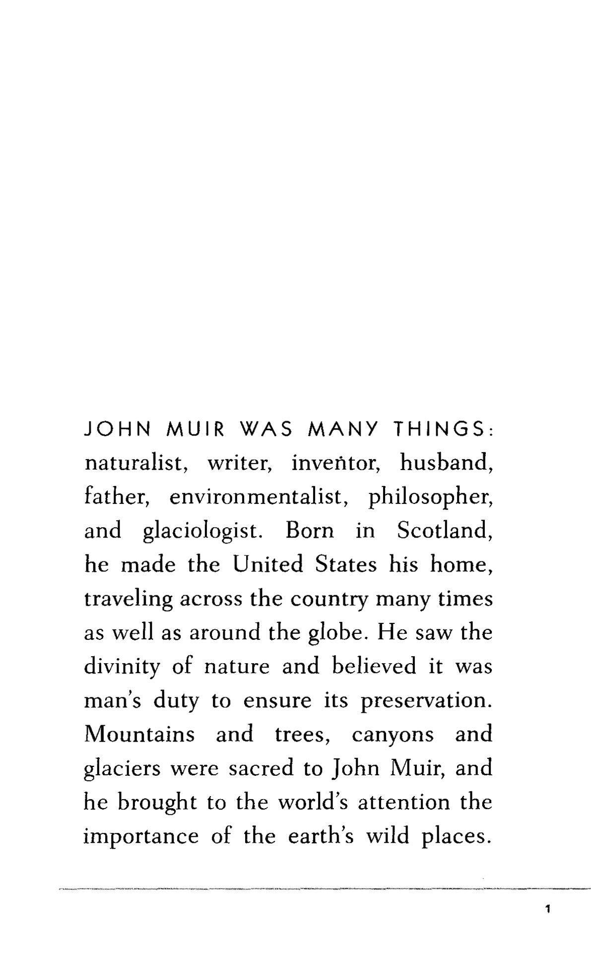 A Short Biography of John Muir