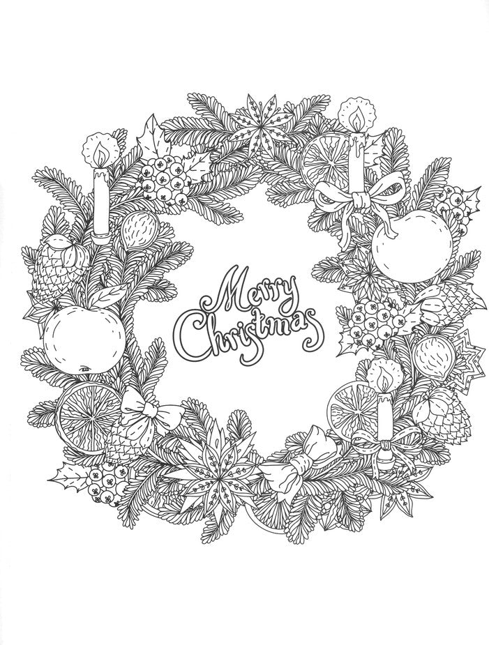 Merry Christmas Coloring Book