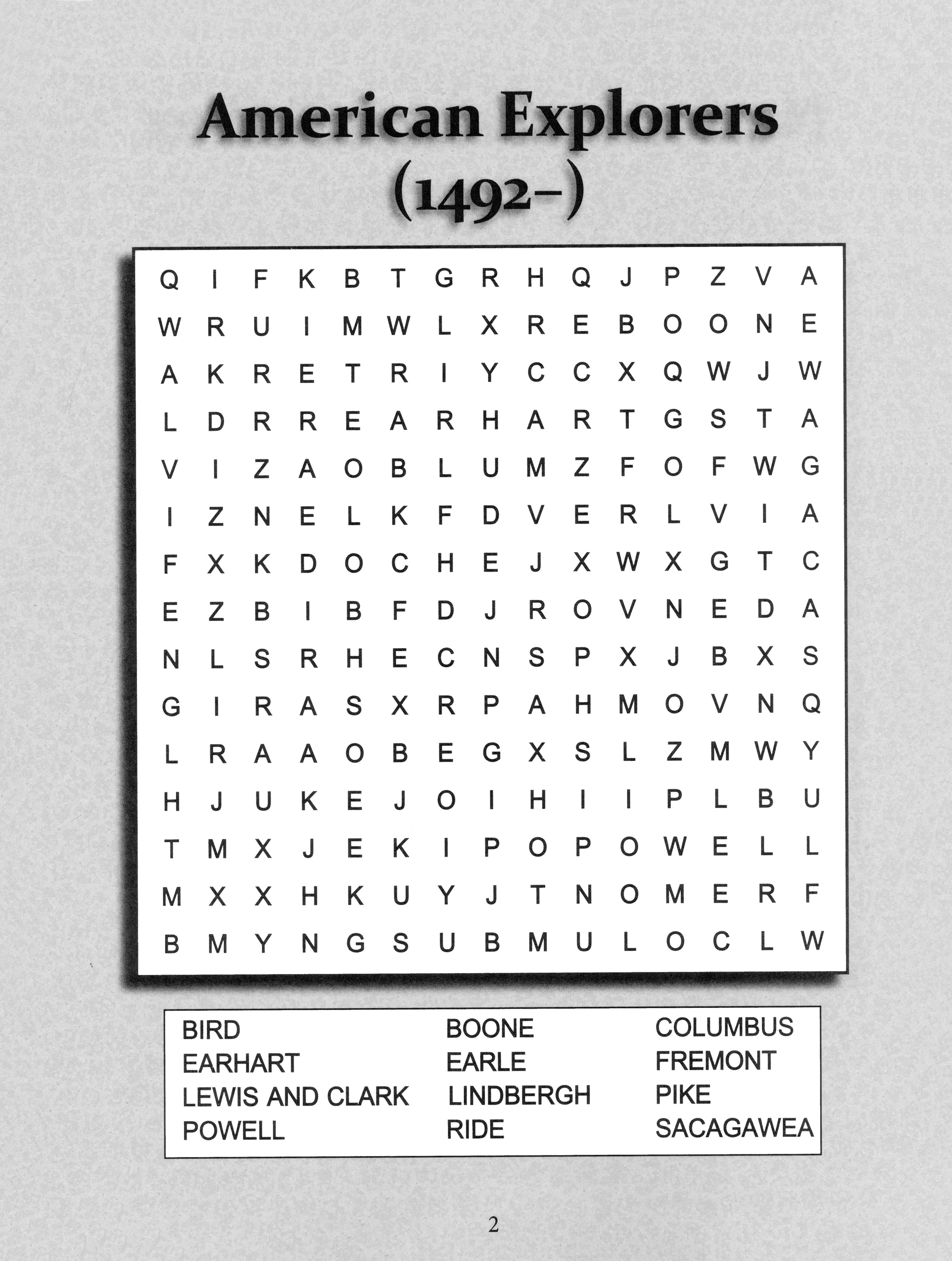 Great American Puzzle Book Large Print