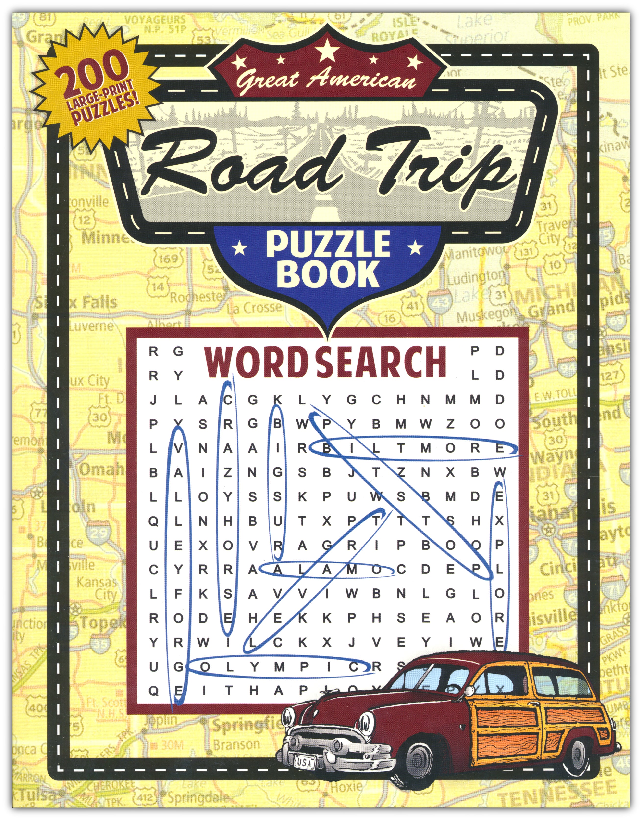 Great American Road Trip Puzzle Book