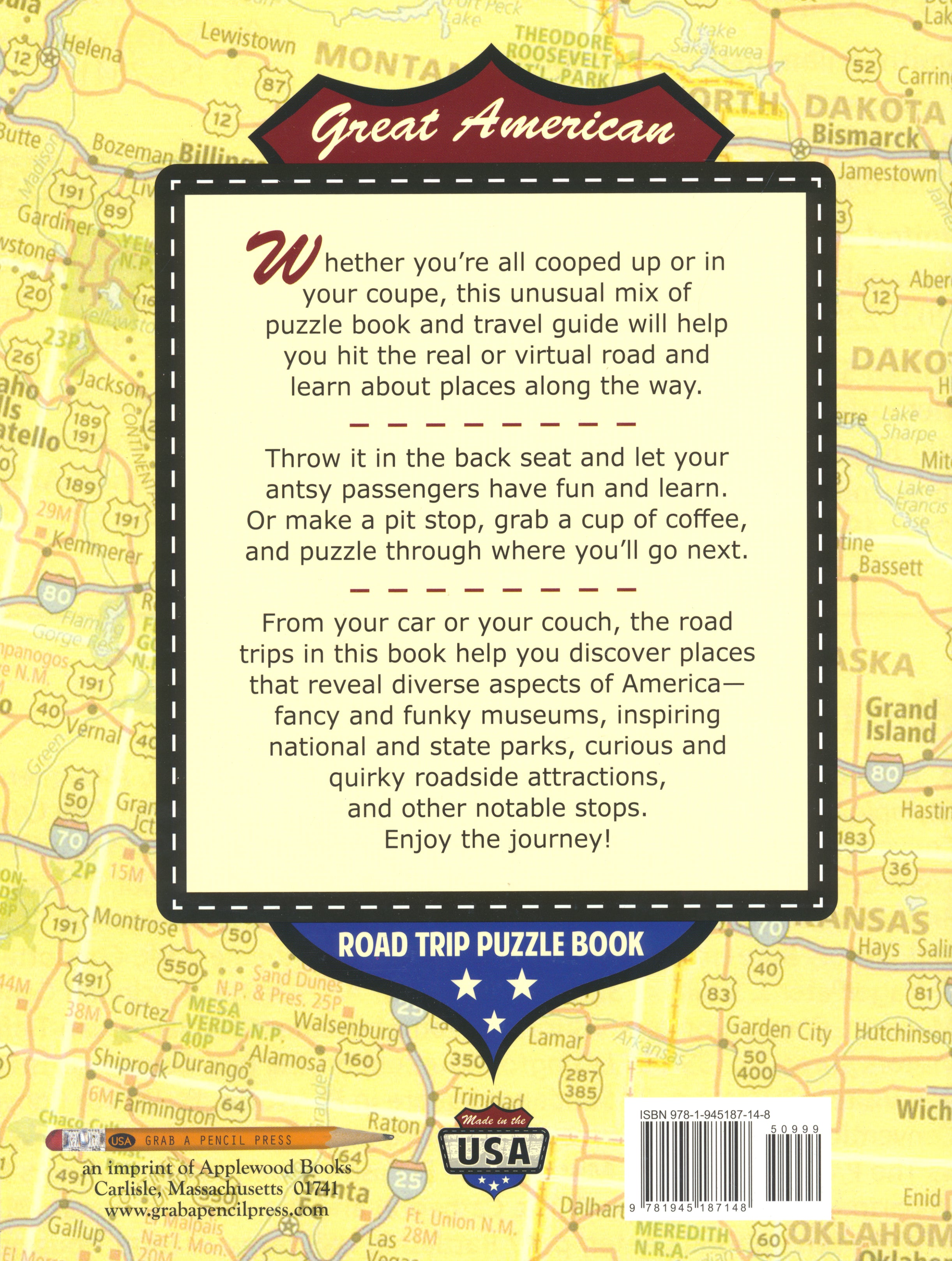 Great American Road Trip Puzzle Book