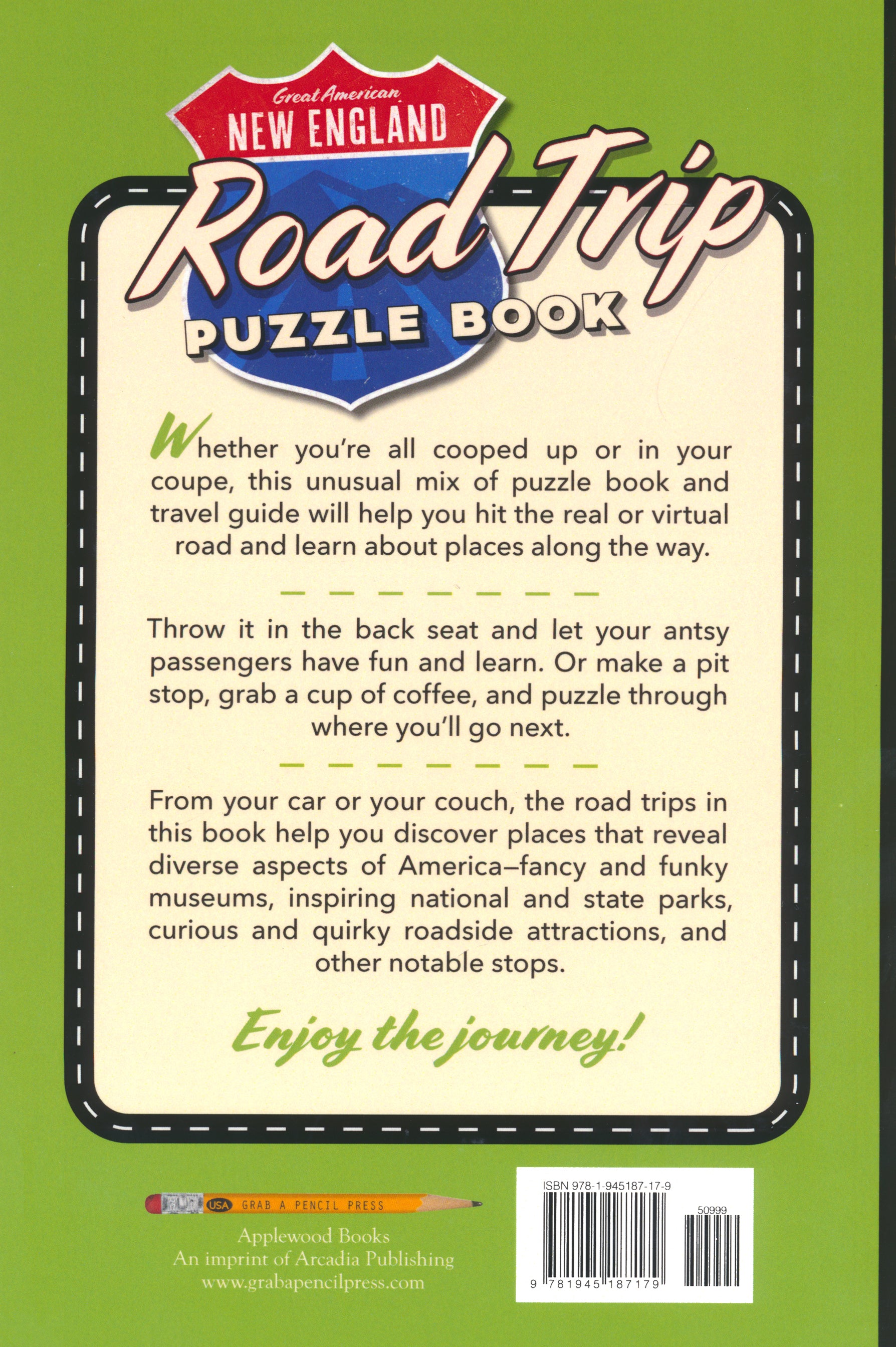 Great American New England Road Trip Puzzle Book