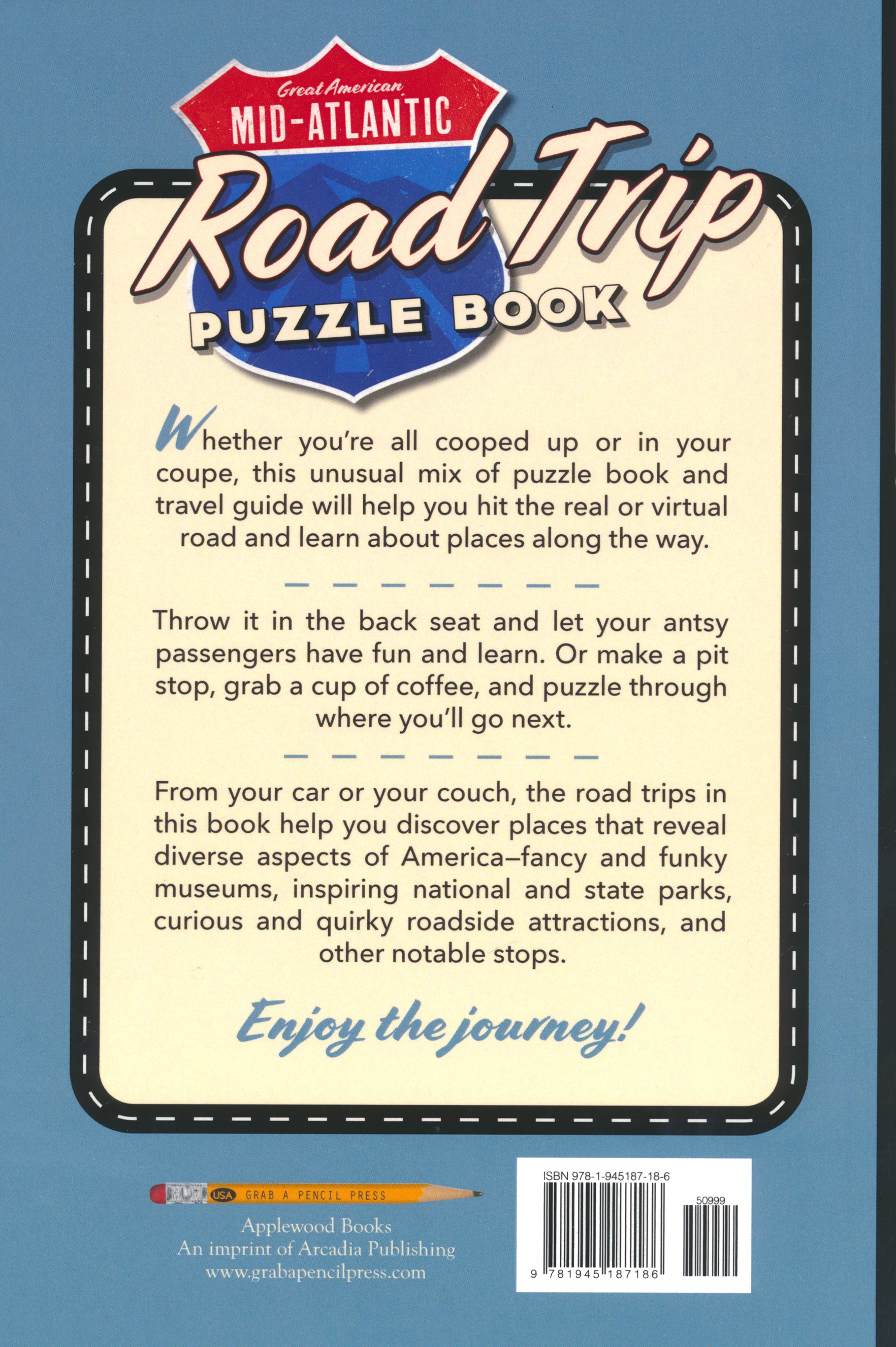 Great American Mid-Atlantic Road Trip Puzzle Book