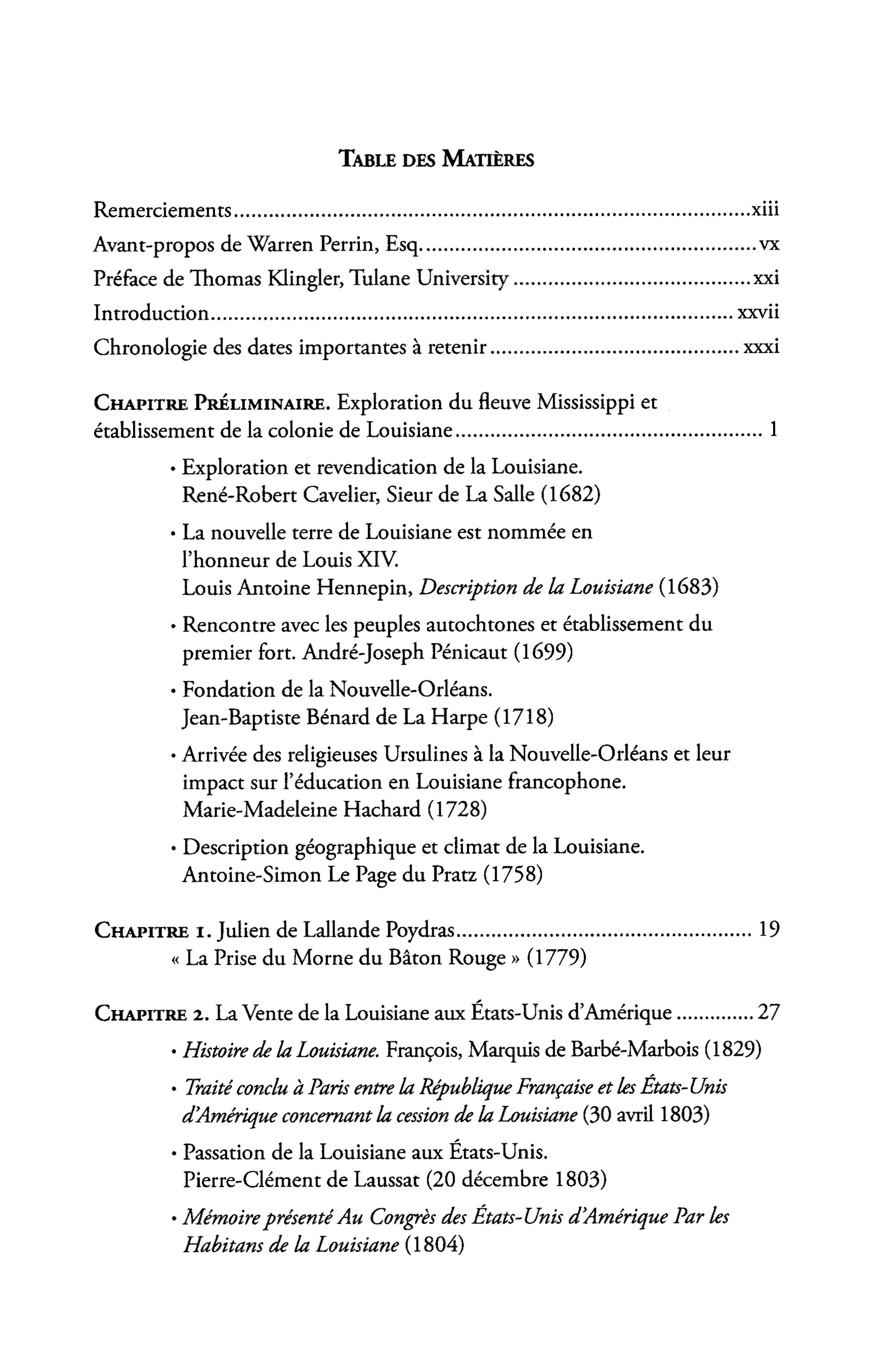 Parcours Louisianais: Panorama de la litt&#233rature francophone de Louisiane de ses origines &#224 1900 (Louisiana Route)