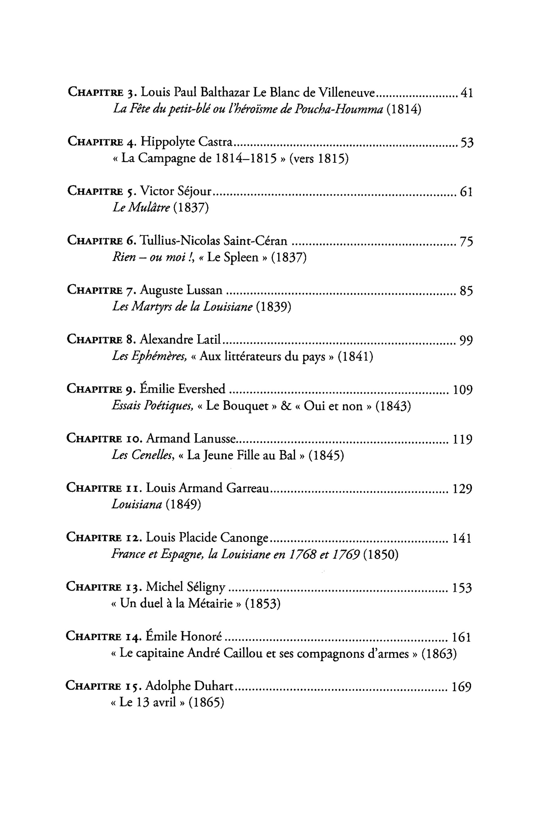 Parcours Louisianais: Panorama de la litt&#233rature francophone de Louisiane de ses origines &#224 1900 (Louisiana Route)