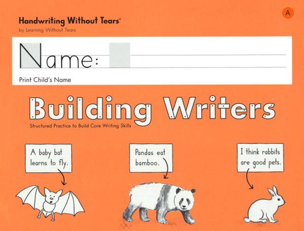 Building Writers Student Workbook A (2022 Edition;  Kindergarten)