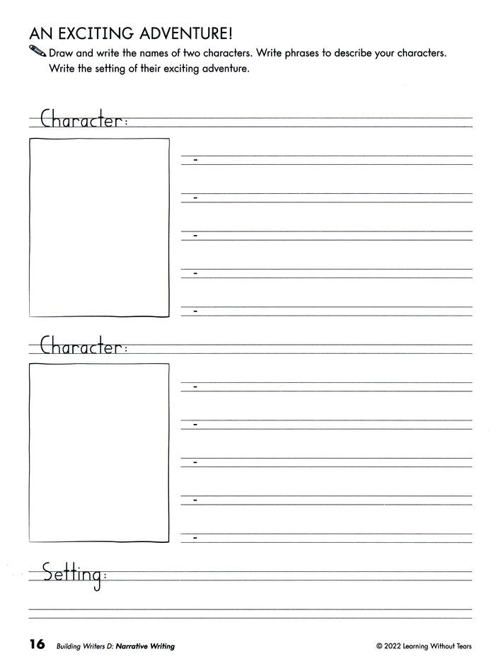 Building Writers Student Workbook D (2022 Edition; Grade 3)