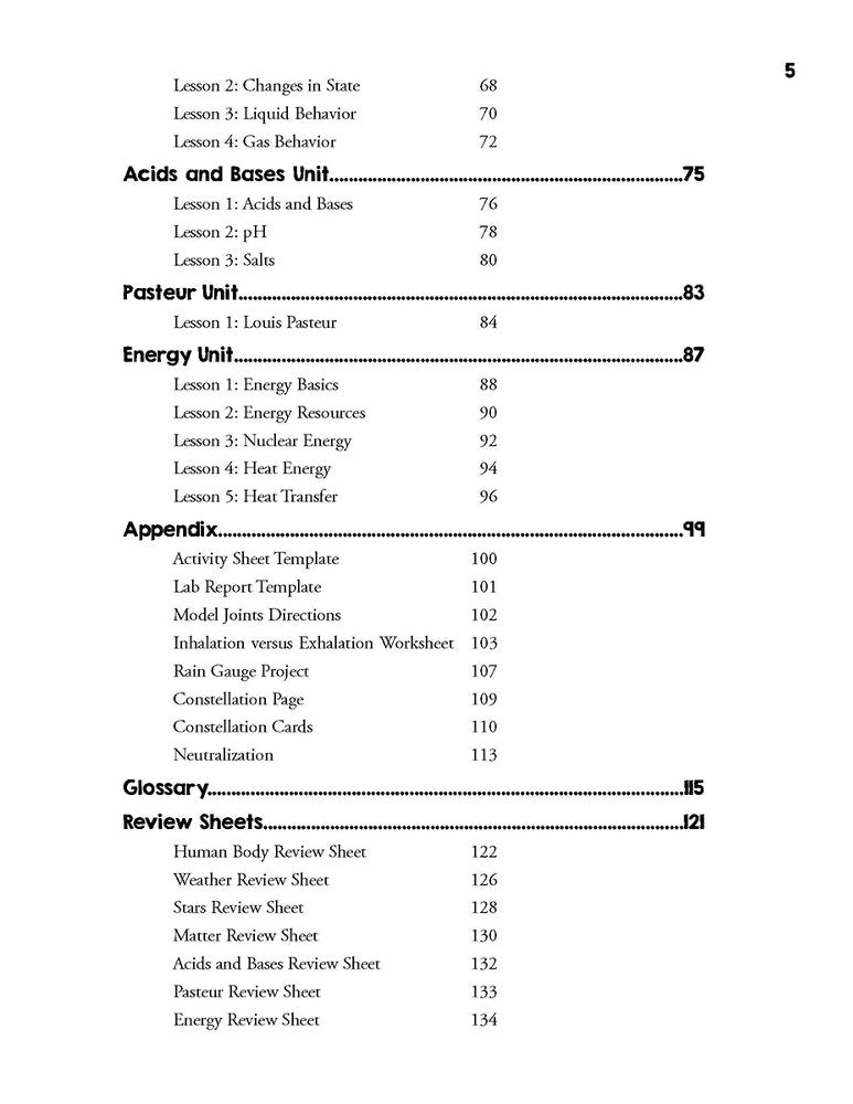 Science Chunks Year B Teacher Guide