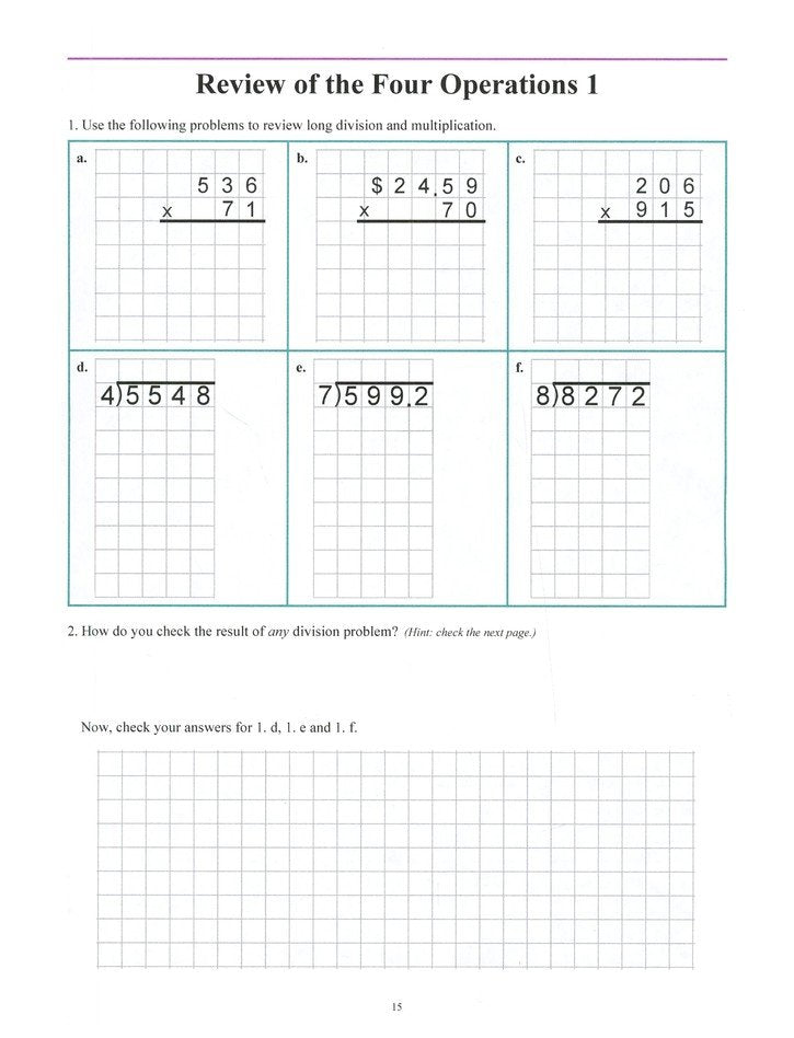 Math Mammoth Grade 6-A Worktext