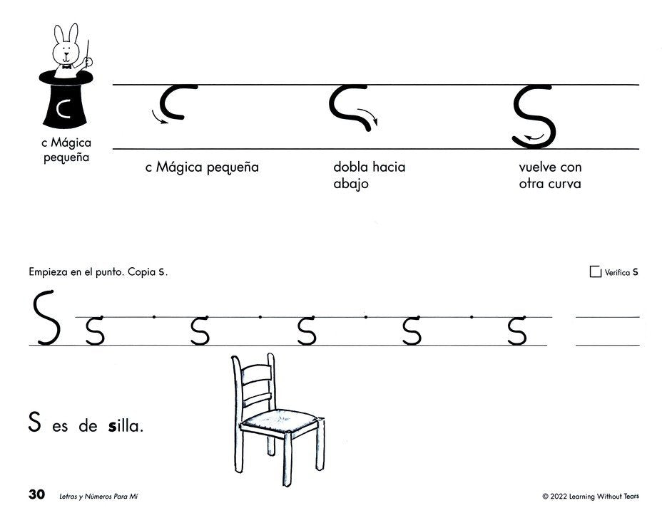 Letras y Numeros Para Mi Student Workbook (Grade K; 2022 Edition)