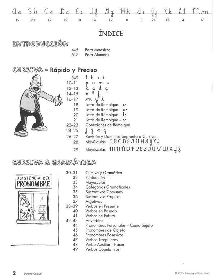 Domino Cursiva Student Workbook (Grade 5; 2022 Edition)