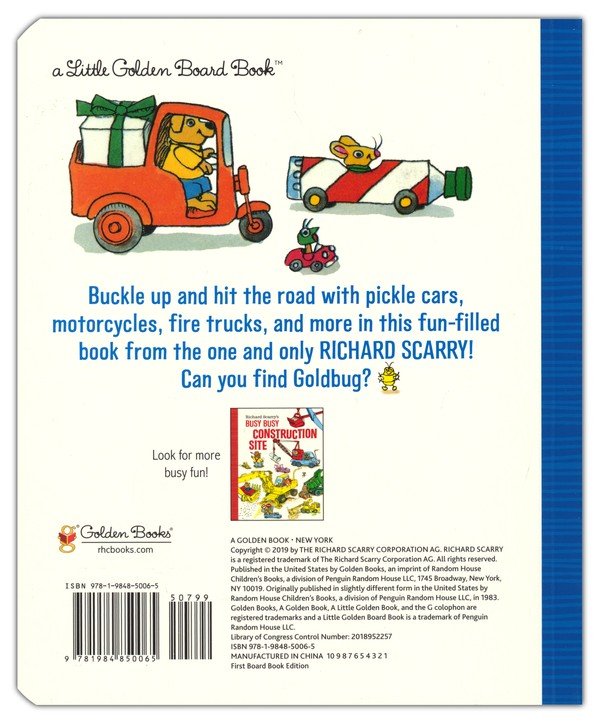 Richard Scarry's Busy Busy Cars and Trucks