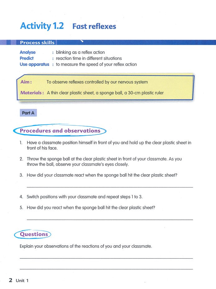 MPH Science International Edition Activity Book 6A