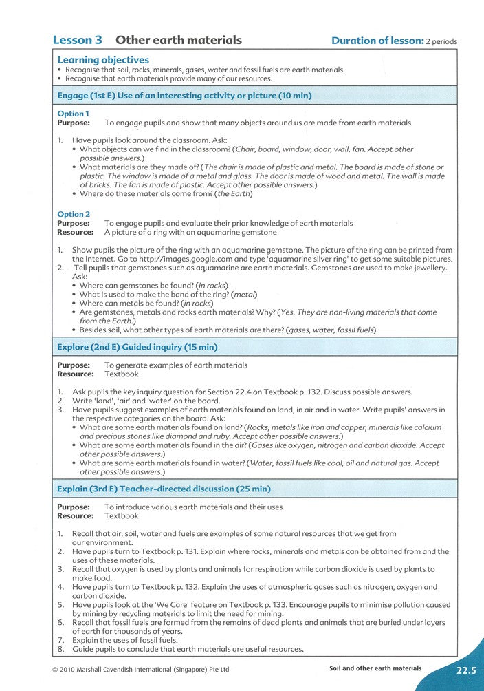 MPH Science International Edition Teacher Guide 4B