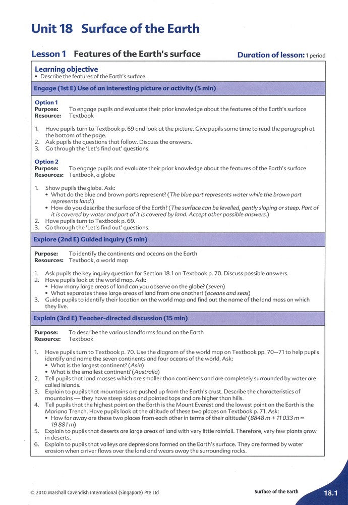 MPH Science International Edition Teacher Guide 6B