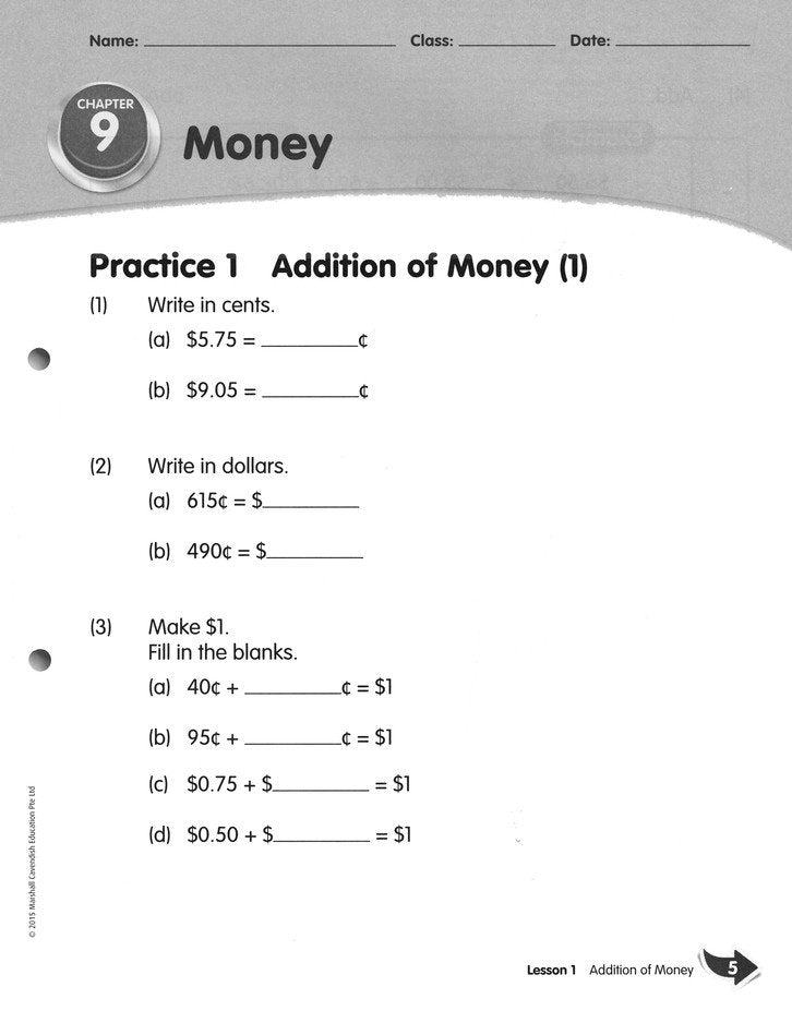 MPH Maths Workbook 3B (3rd Edition)