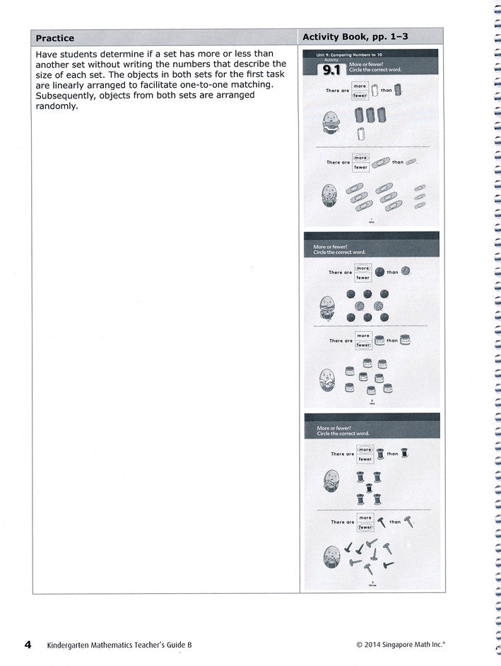 Earlybird Kindergarten Math Common Core Edition Teacher Guide B