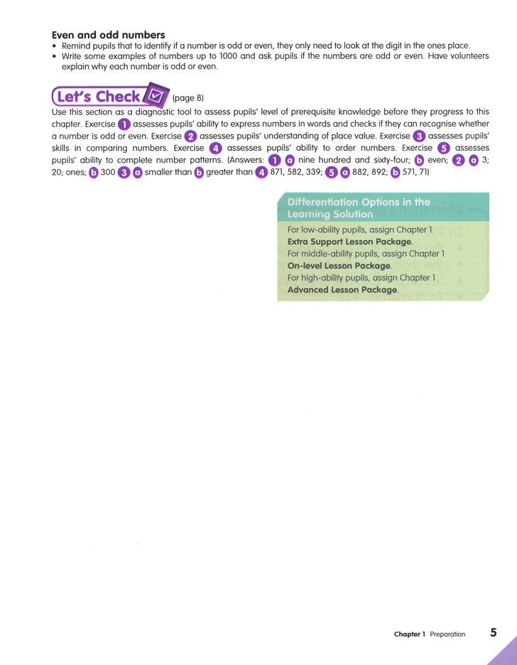 MPH Maths Teacher's Planning Guide P3A (3rd Edition)