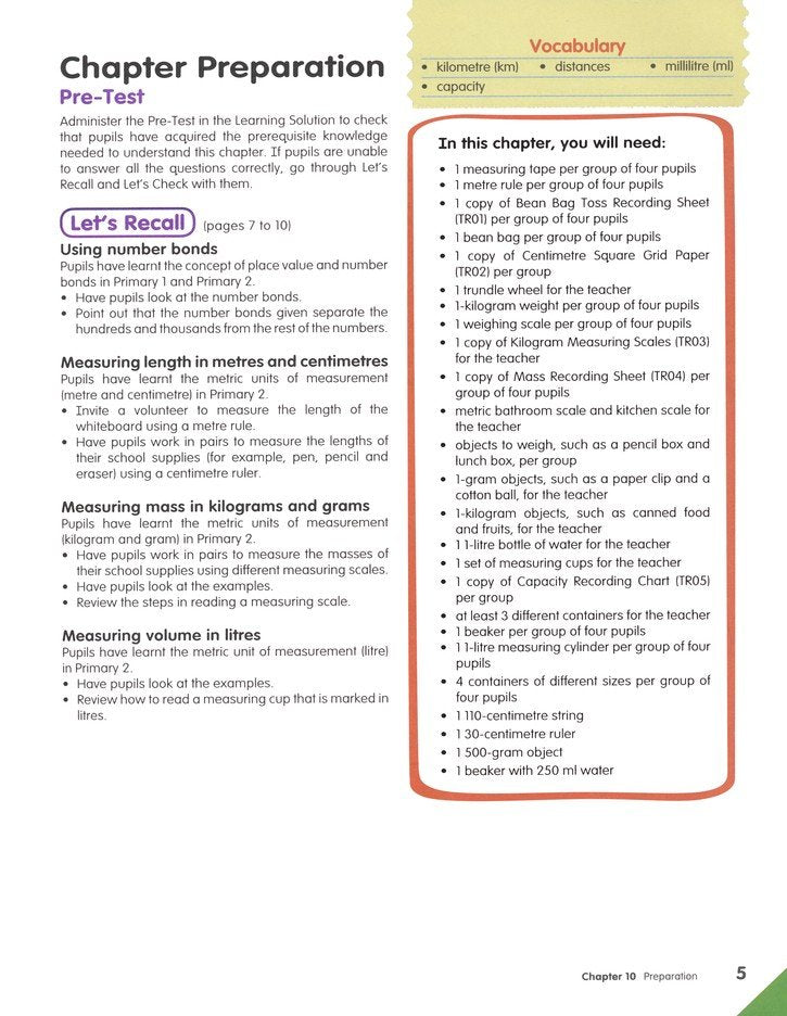 MPH Maths Teacher's Planning Guide P3B (3rd Edition)