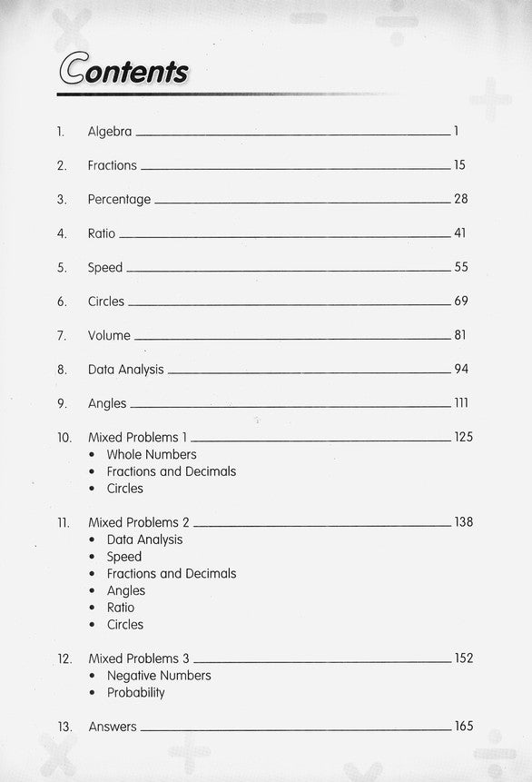 Challenging Word Problems for Primary Mathematics 6