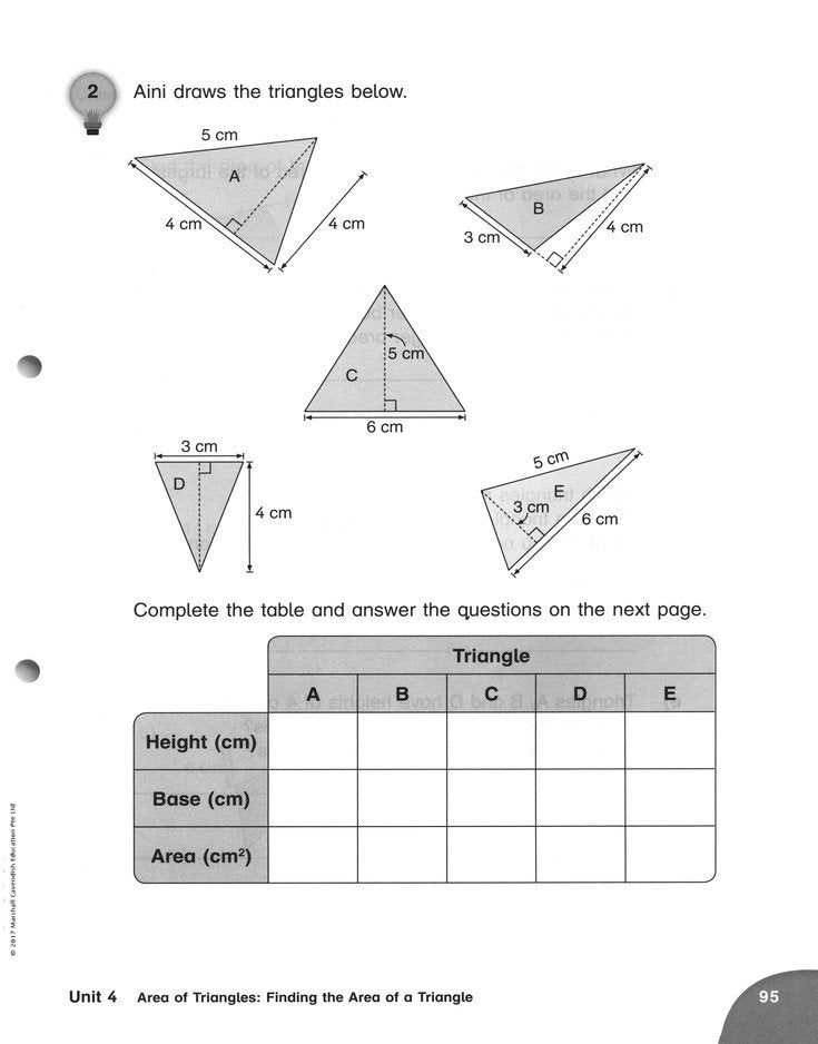 Shaping Maths Activity Book 5A (3rd Edition)