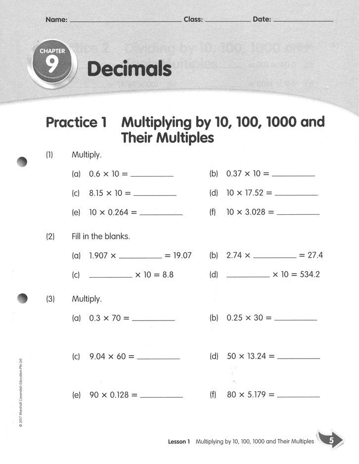 MPH Maths Workbook 5B (3rd Edition)